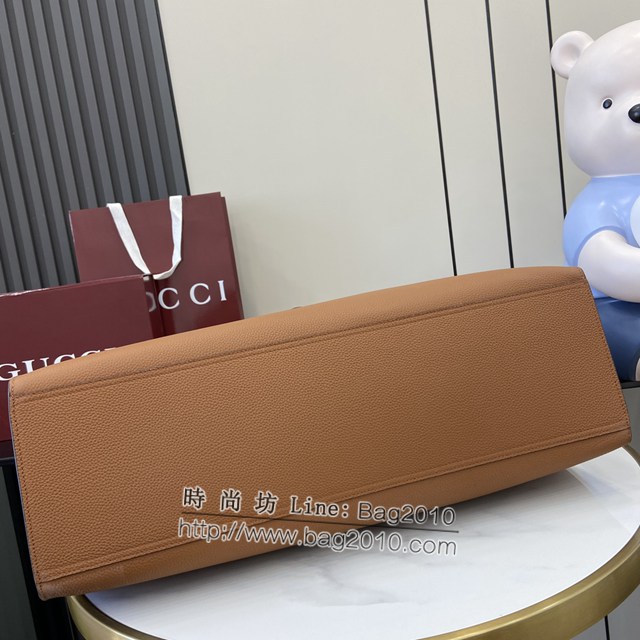 Gucci專櫃古馳最新款男士大號手提托特包 jh2004型號：796761